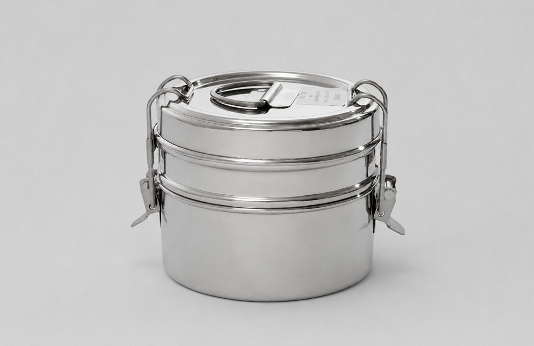 2 Layer Stainless Steel Lunch Box