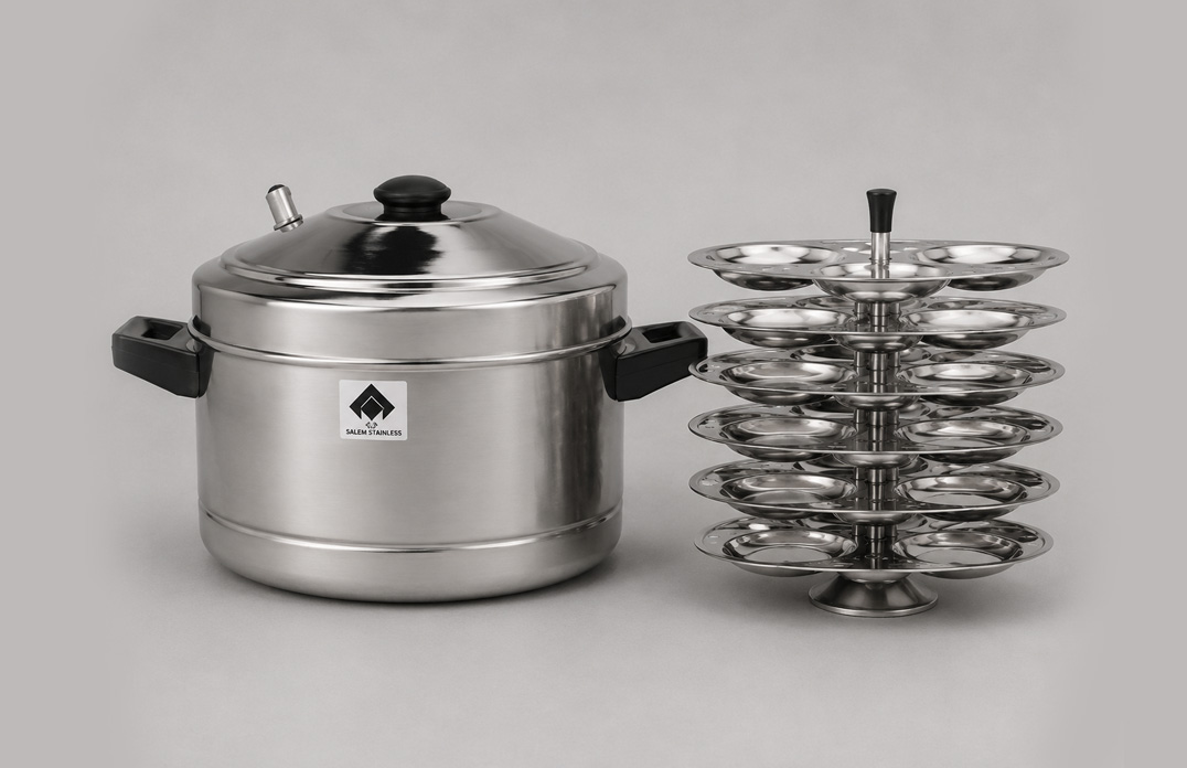 Stainless Steel Idly Pot Regular