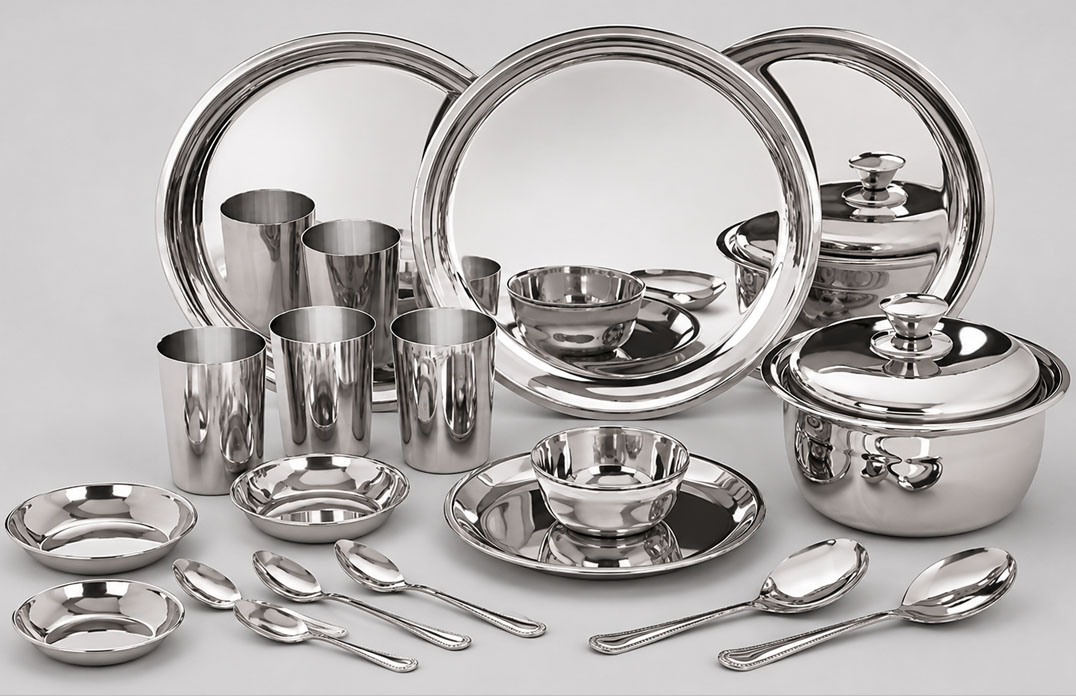 36 Pieces Stainless Steel Dinner Set