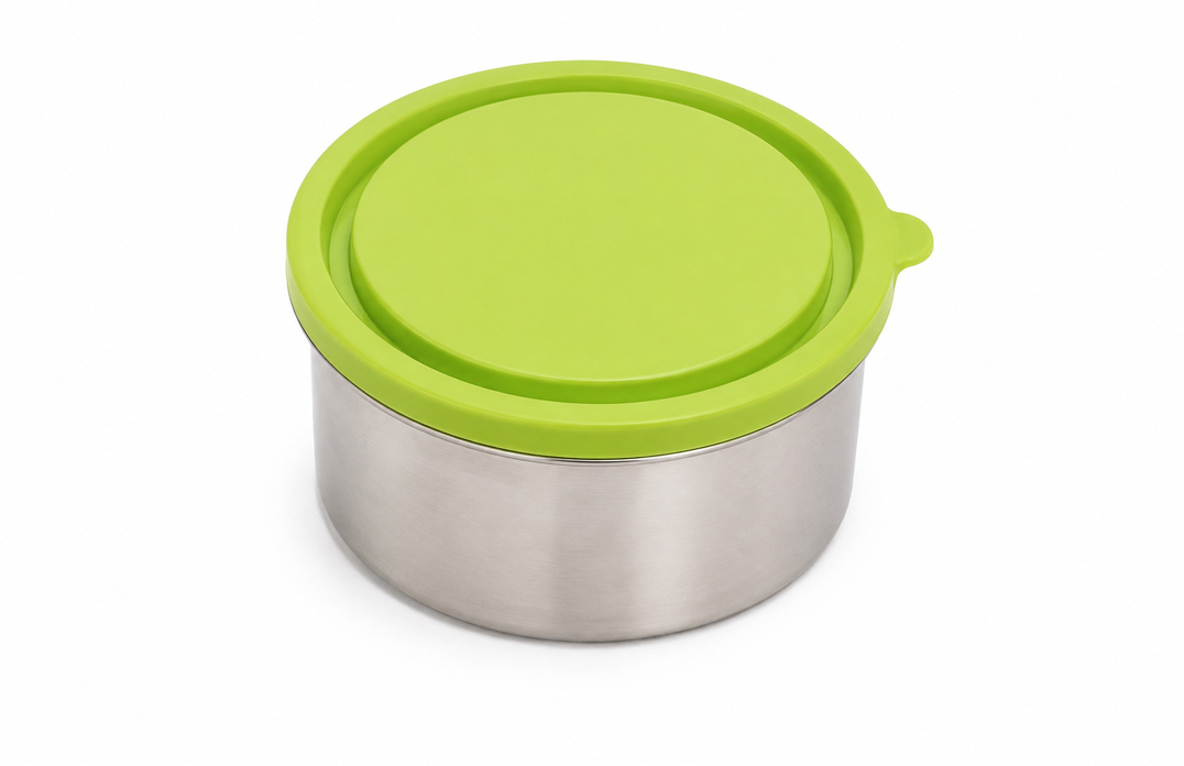 Round Stainless Steel Airlock Tiffin Box