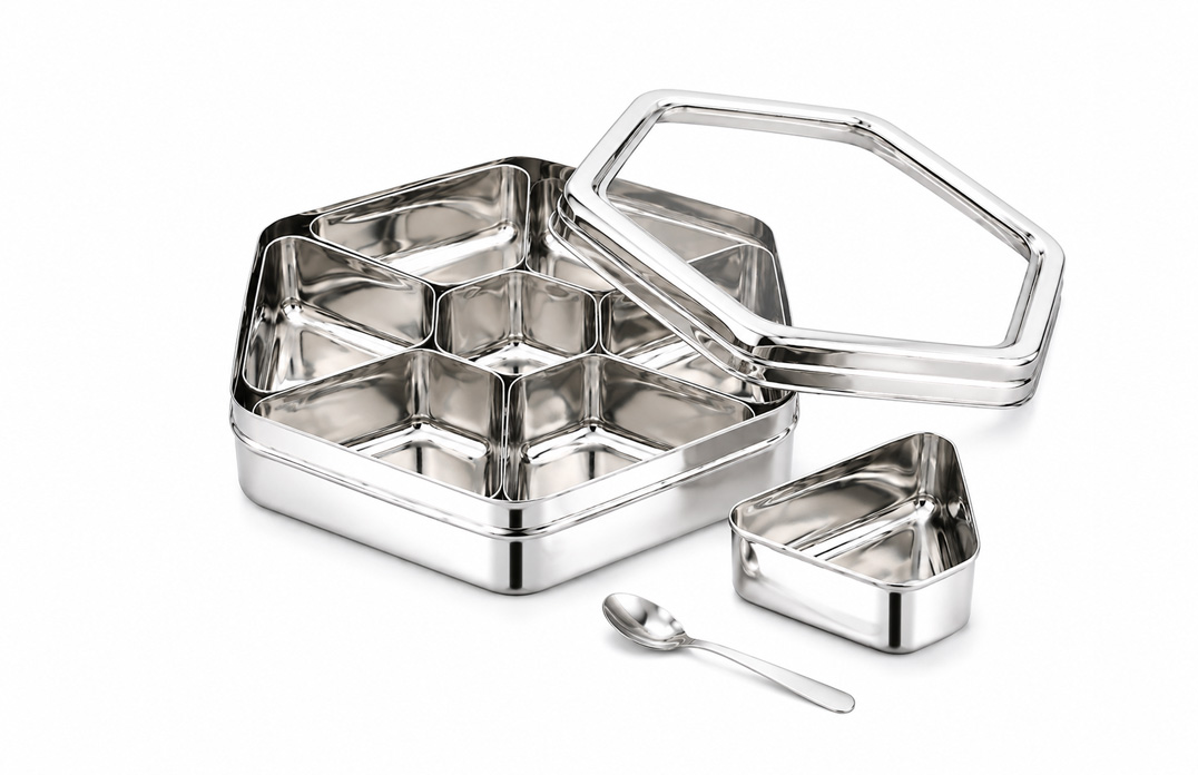 Stainless Steel Latest Trending Masala Box