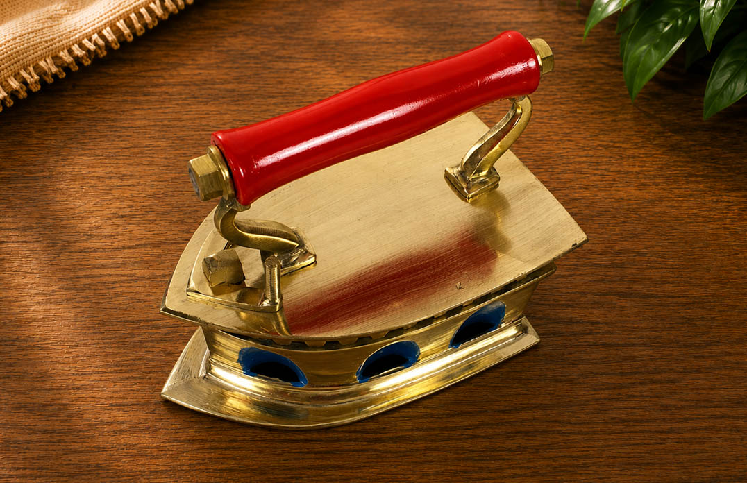 Brass Charcoal Iron Box